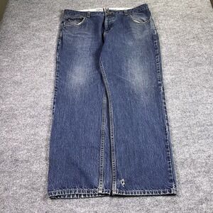 Tommy Hilfiger Jeans Mens 38x30 Blue Relaxed Freedom Fit Baggy Distressed Skater